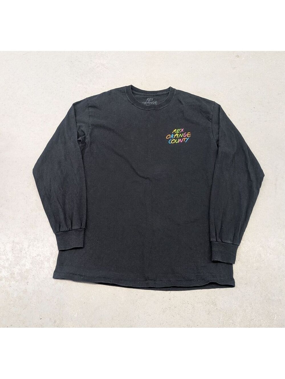 Rex Orange County Pony Album Promo Black Long Sleeve Shirt